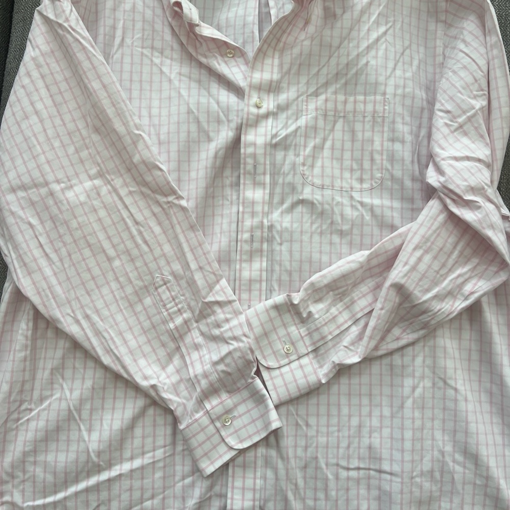 Brooks Brothers Men's Cotton Blend Shirt 18-36 Madison Fit Stretch Supima